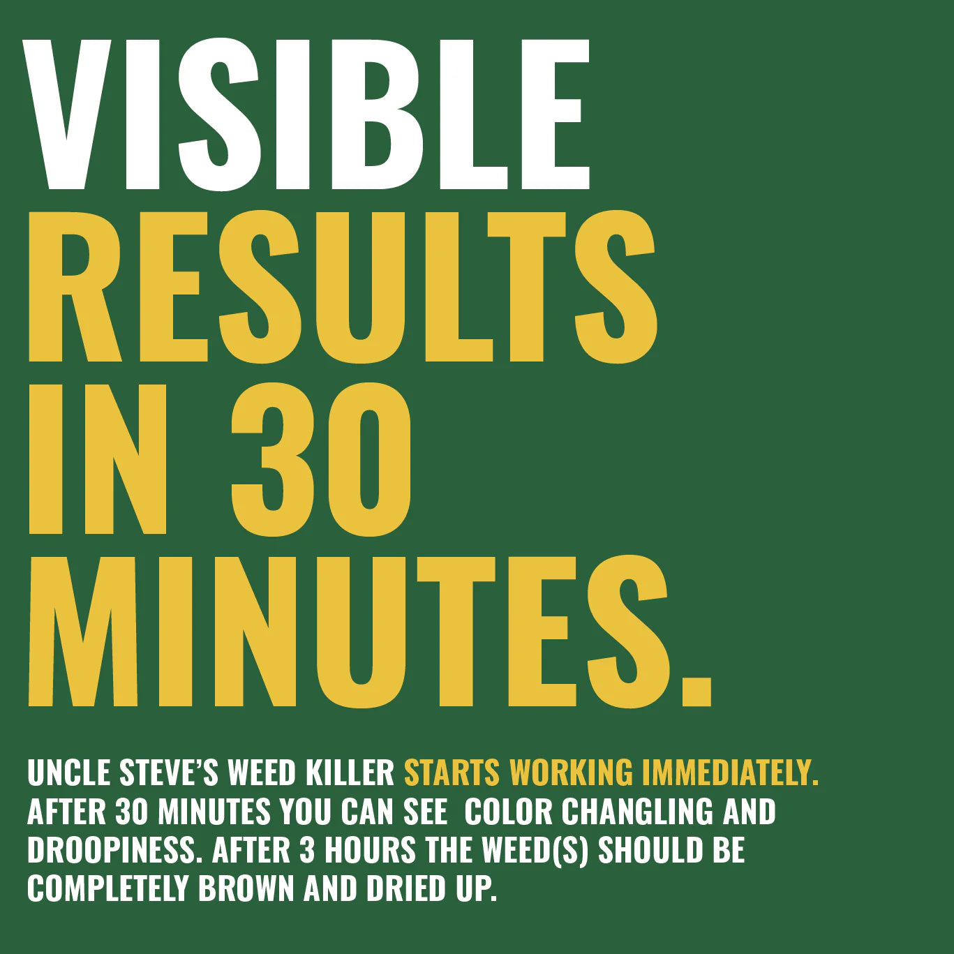 uncle nutbuster herbicide Uncle Steve's Weed Killer – Uncle Steve's Products