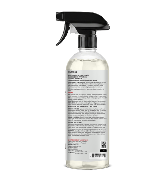 Uncle Steve's Oven & Grill Cleaner